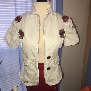Forever 21 | Distressed Rose Jacket